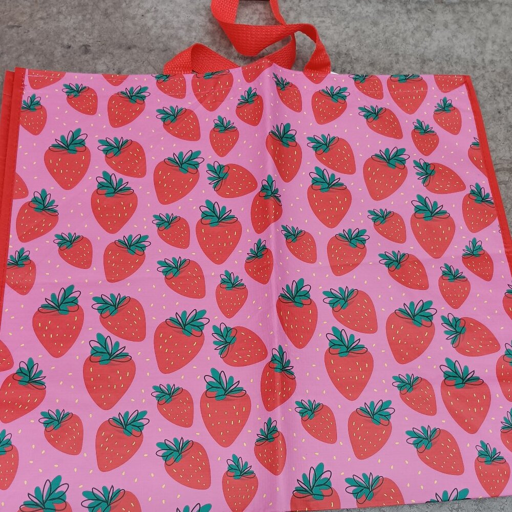 100% Polyurethane Strawberry  Themed  Reusable Bag